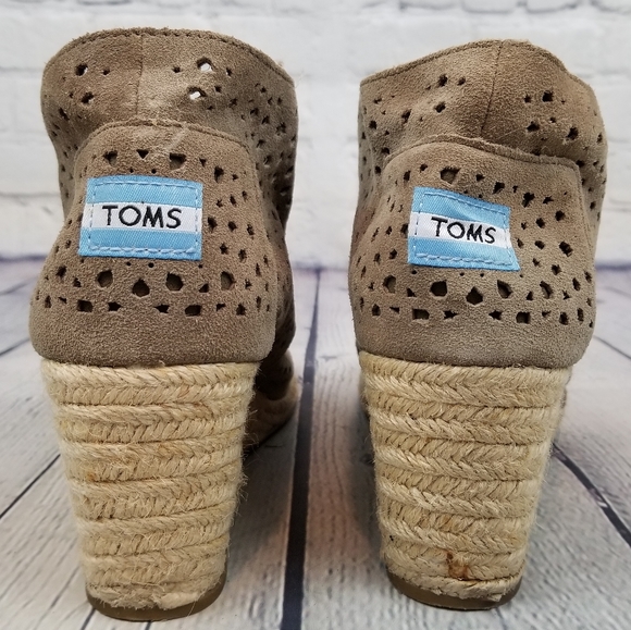TOMS | lace-up suede espadrilles shoes - Picture 6 of 9